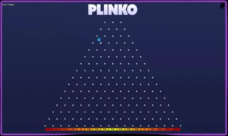 Aplicación de juego Plinko para Android, iOS y PC.